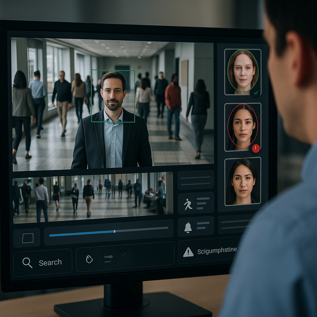 eConnect connects directly to GeoVisions VMS overlaying facial recognition data flagged subjects and behaviorbased alerts onto live and archived video Users can search by face or tag review associated footage instantly and trigger compliance workflow-1