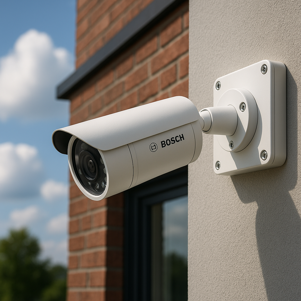show me a bosch IP camera set up outside-1