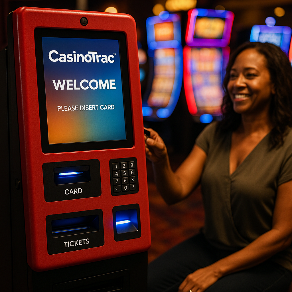 show me a casinotrac system in action in a casino