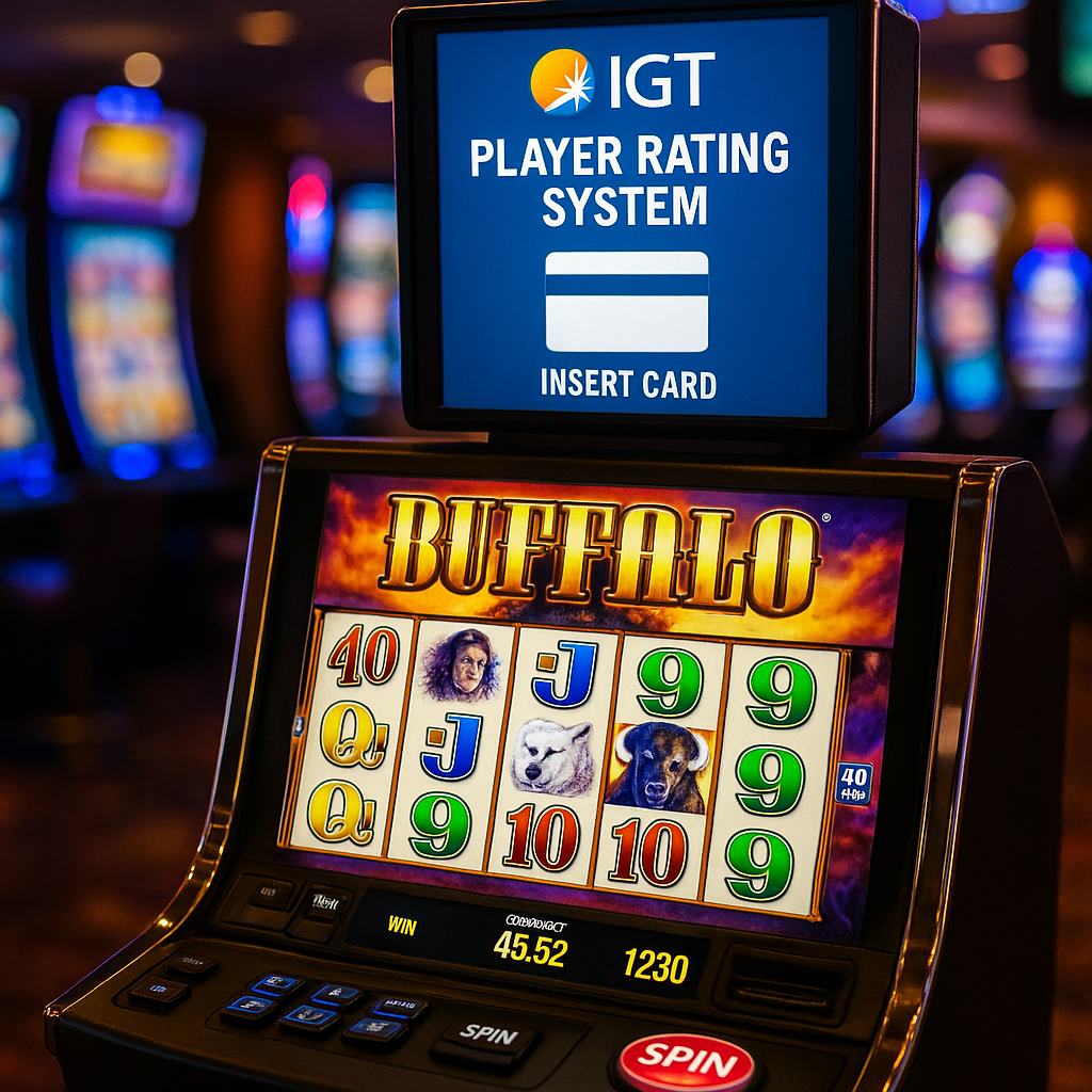 show me a igt gaming and player rating system in a casino-1