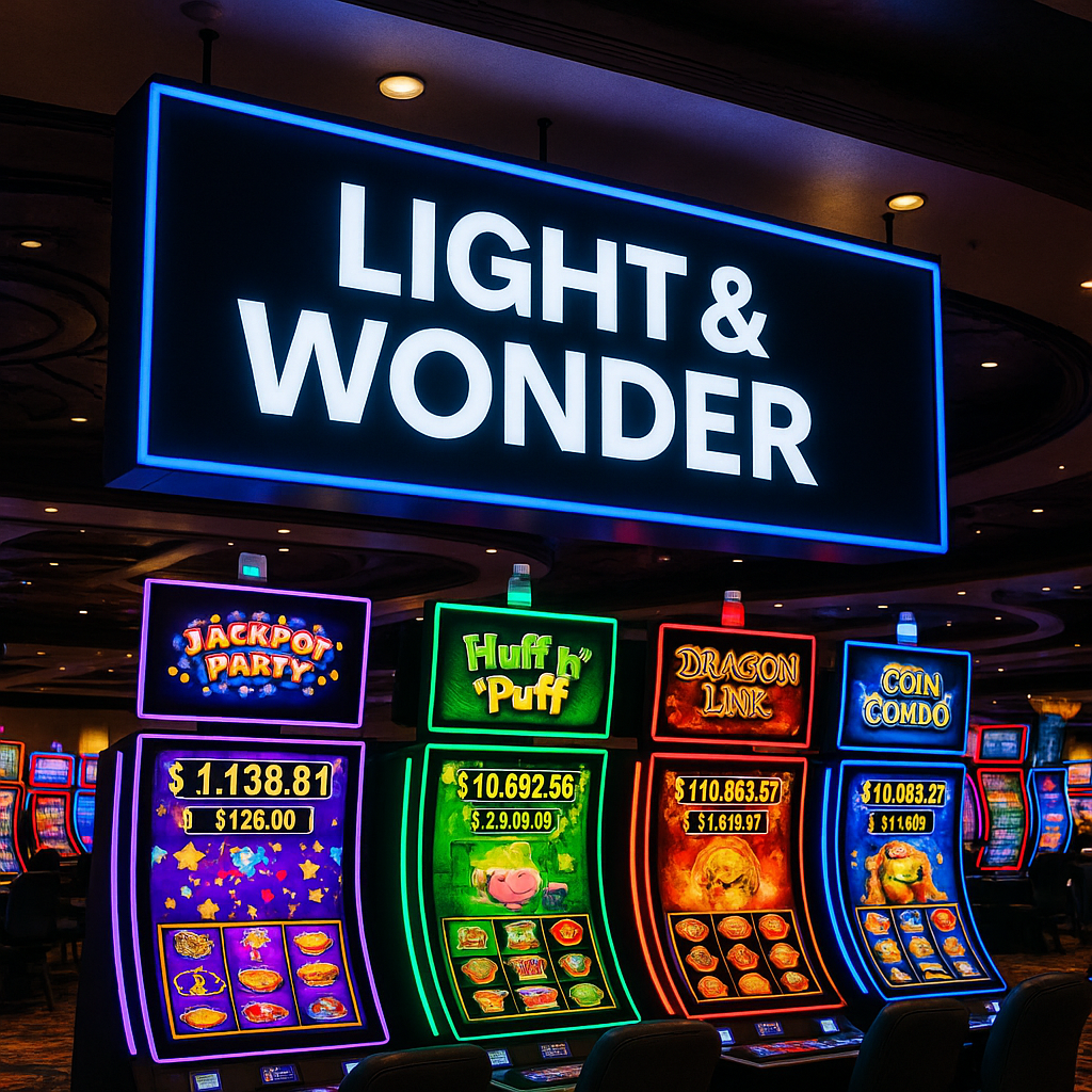 show me a light and wonder system in a casino-1