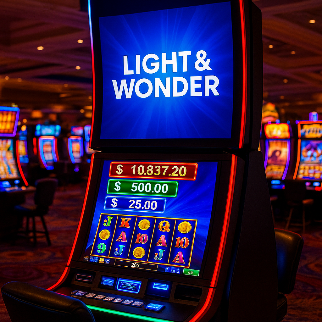 show me a light and wonder system in a casino